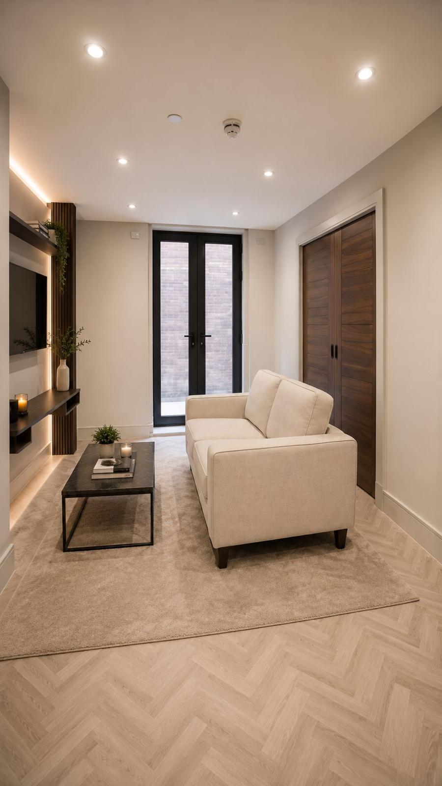 Living space at The Residence